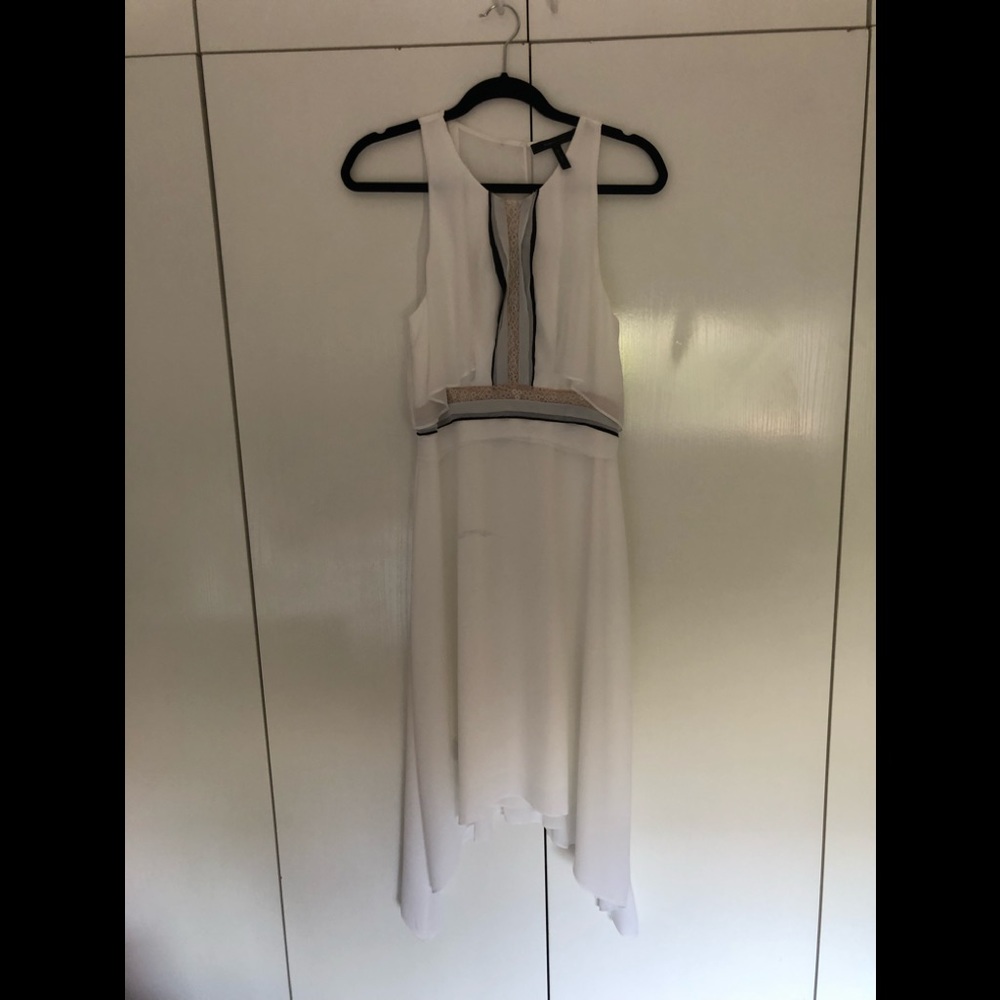 White Midi BCBG dress